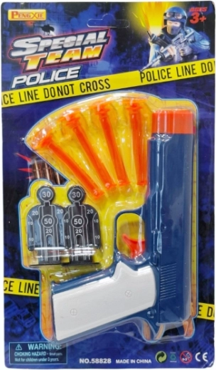 Set de tir pentru copii cu pistol, ținte și săgeți