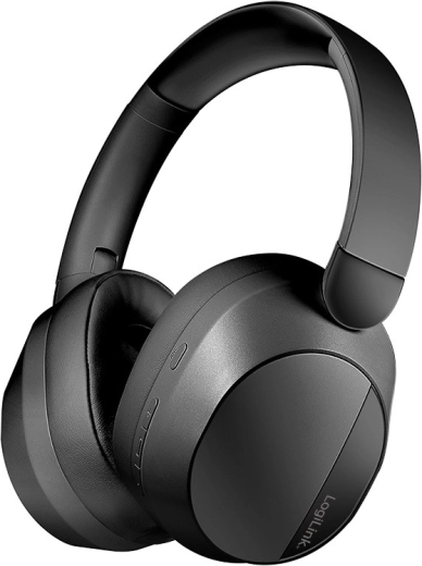 Căști wireless cu microfon LOGILINK cu ANC și Bluetooth