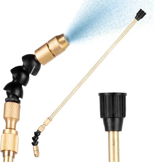 Pompă de stropit manuală cu presiune MasterSpray 5/8 l cu lance telescopică din alamă