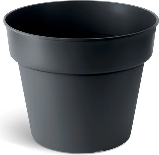 Ghiveci PLANTI 14,5 cm negru – ghiveci din plastic mat pentru interior și exterior