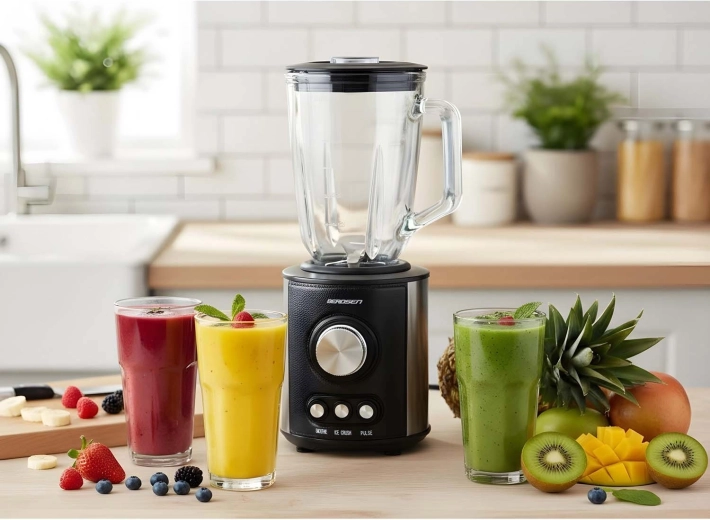 Motor puternic și lame din oțel inoxidabil