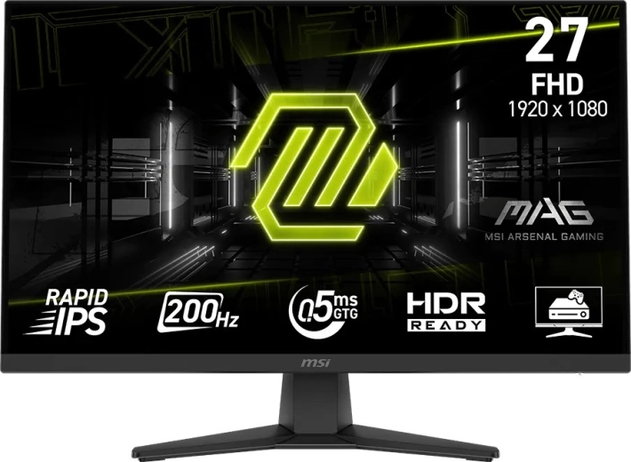 Monitor 27" MAG 272F LED, Full HD, 200 Hz, plat, negru