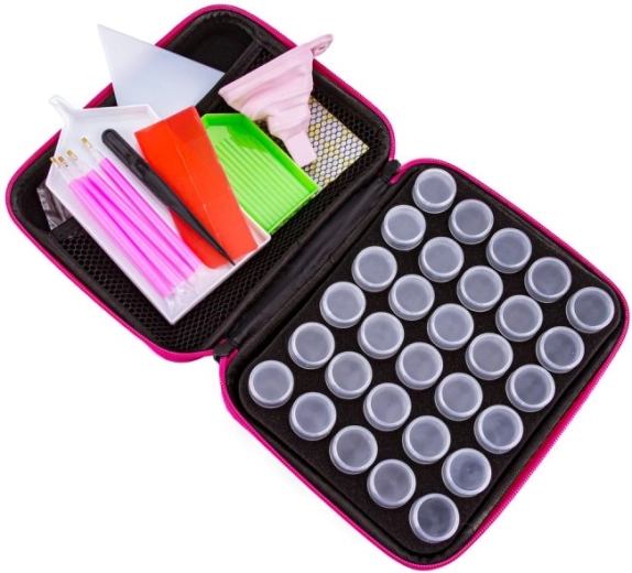 Organizator clar cu 30 de recipiente