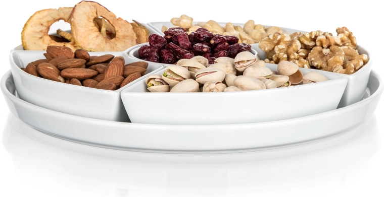 Ideal pentru nuci, dipuri și fructe