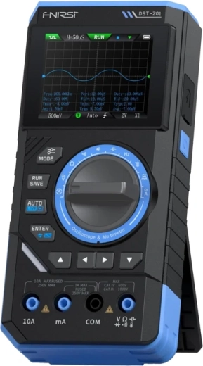 FNIRSI DST-201 multimetru digital de mână 3 în 1 cu osciloscop și generator de semnal