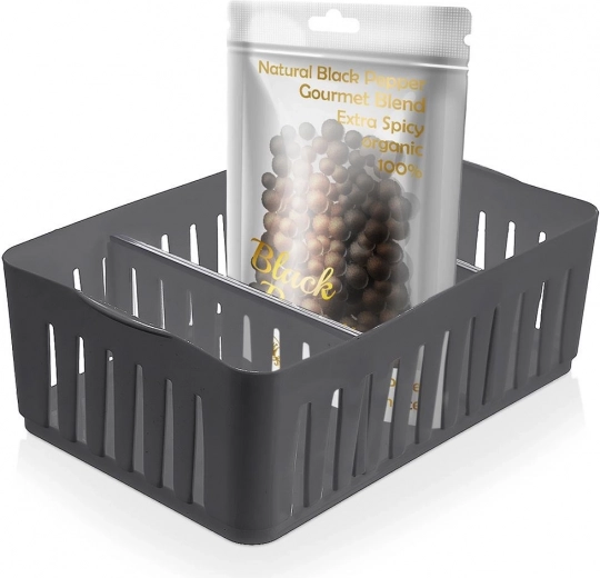 Organizator pentru condimente, gri 24,5 × 16 × 8 cm
