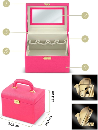 Încuietoare sigură și mâner robust