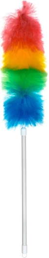 Pămătuf antistatic telescopic tricolor 86–120 cm