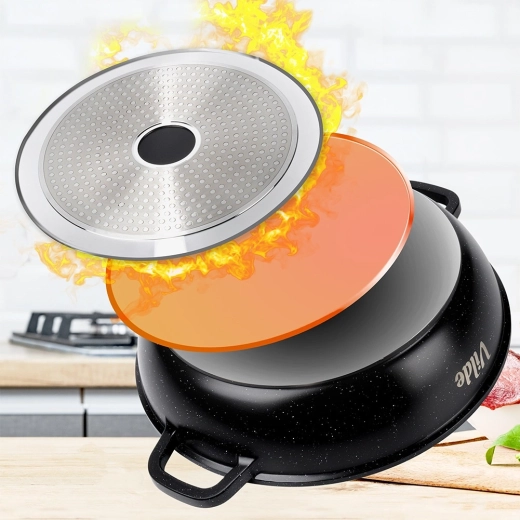 Compatibilă cu toate plitele, inclusiv inducție