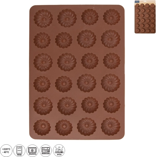 Formă din silicon pentru biscuiți în formă de flori Orion SILLINIE
