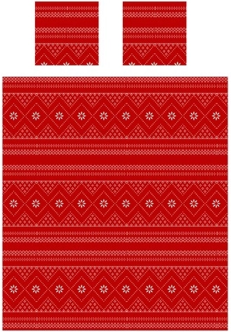 Set de iarnă: pătură + 2 fețe de pernă