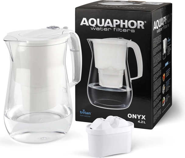 Cana filtrantă 4,2 l onyx cu cartuș B100-25 (alb)
