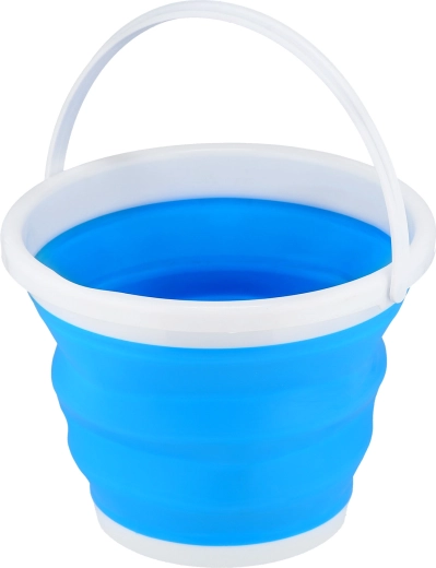 Găleată pliabilă NILS Camp 10 l – albastră