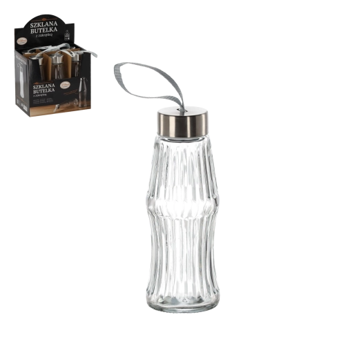 Sticlă cu capac cu filet de 250 ml - 6 buc.