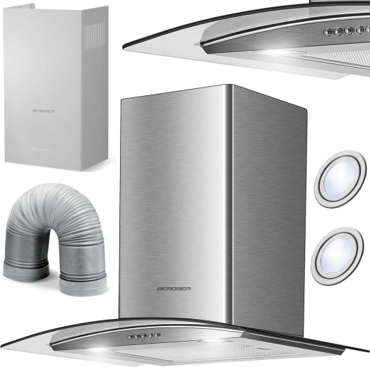 Hota de bucătărie tip coș 60 cm BERDSEN BT-202 Inox