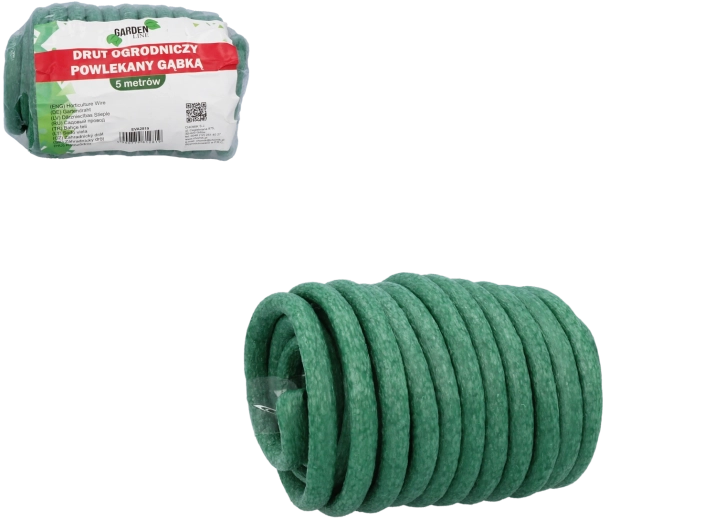 Sârmă de grădină cu înveliș din spumă 5 m