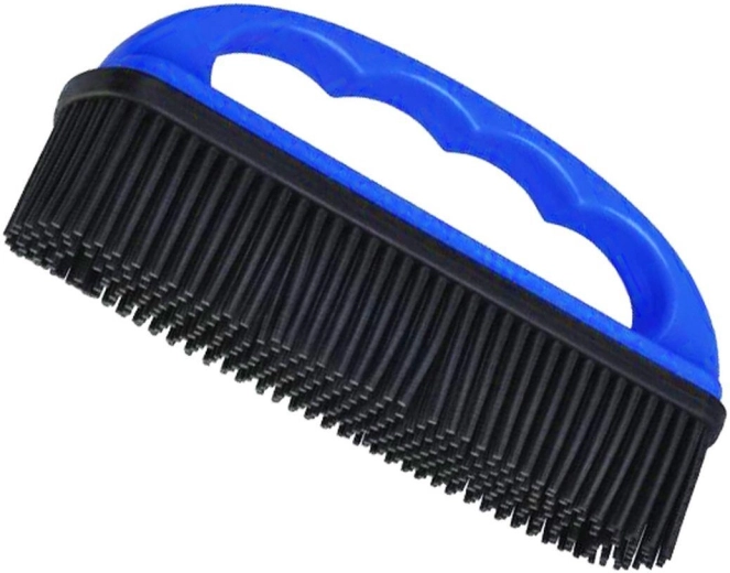 Perie pentru părul animalelor cu peri din cauciuc, 15 cm