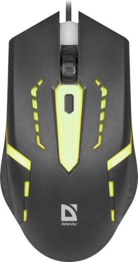 Mouse de gaming cu fir DEFENDER Flash MB-600L cu iluminare în 7 culori