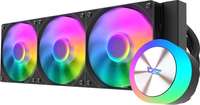 DarkFlash DG360 cooler de procesor cu răcire cu apă 360 mm ARGB negru