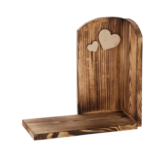 Suport din lemn pentru lumânare – lemn ars