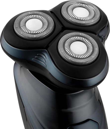 Trei capete rotative pentru un ras confortabil