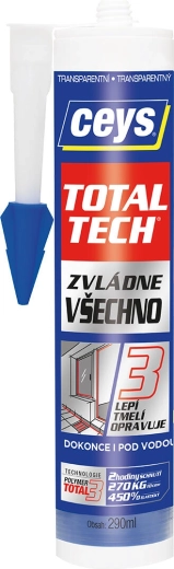 Adeziv și etanșant universal 290 ml CEYS TOTAL TECH transparent
