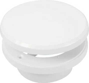 Ventil tip disc cu reglaj PH 125 mm, plastic alb