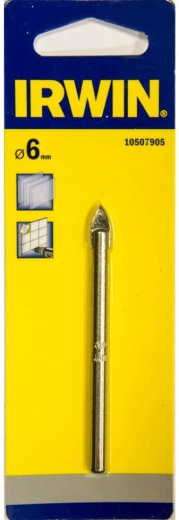 Burghiu pentru sticlă și faianță 6 mm Irwin