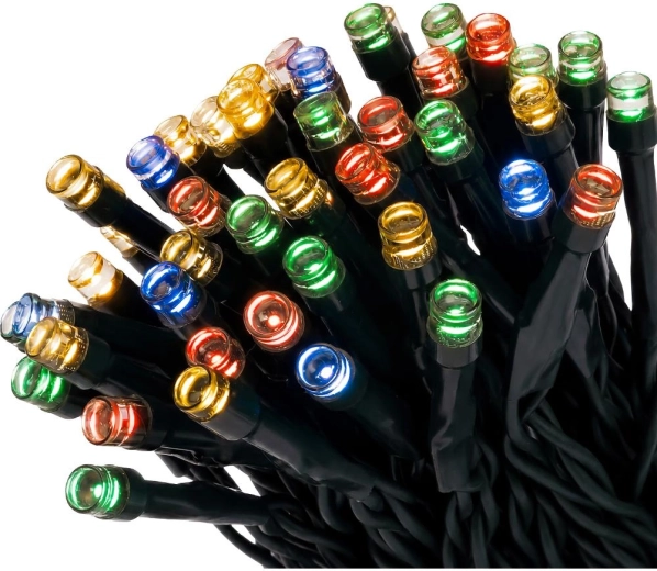 Ghirlandă LED de Crăciun RETLUX multicoloră, 100 LED-uri, 10 m