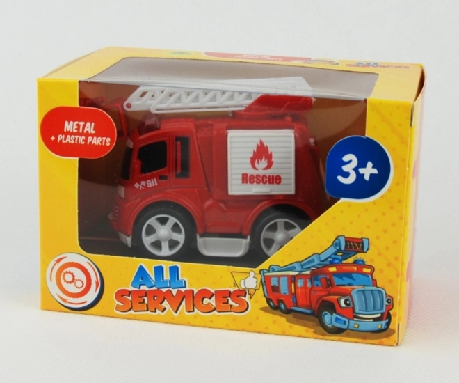 Vehicul metalic în cutie