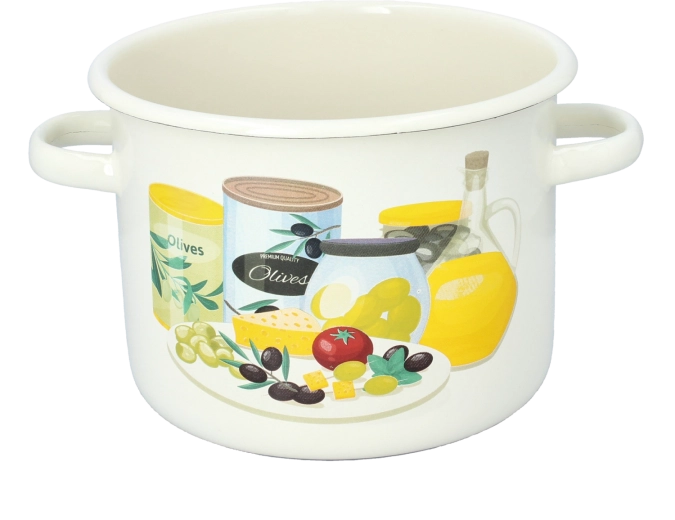 Design crem cu motiv de măsline
