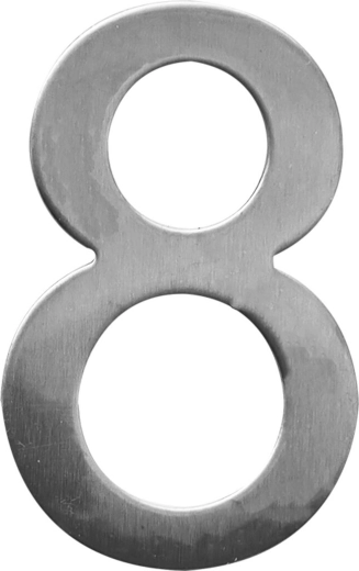 Cifră de casă STAR 8 din oțel inoxidabil 75 mm