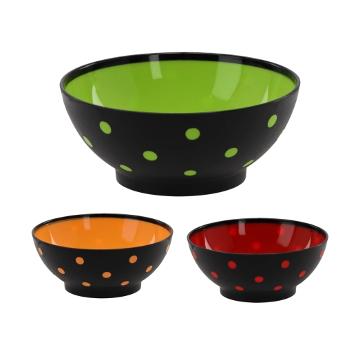 Bol din plastic Spotty 0,75 l cu buline