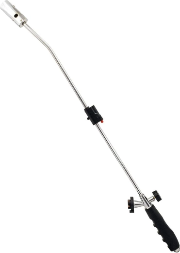 Arzător pe gaz pentru buruieni cu tub lung de 80 cm, pentru cartuș
