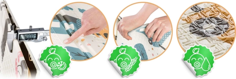 Grosime de 1 cm pentru aterizări moi și pași siguri