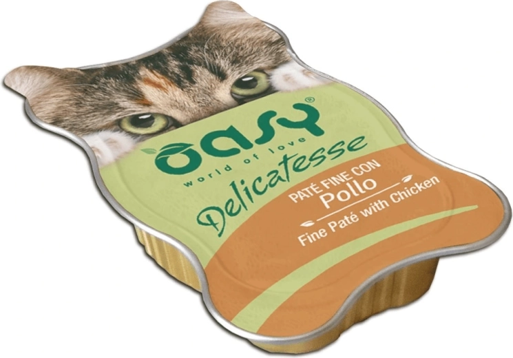Oasy Delicatesse pastă de pui pentru pisici 85 g