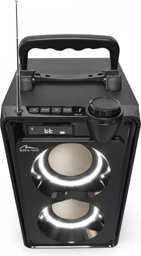 Muzică de pe USB/microSD și radio FM cu antenă telescopică
