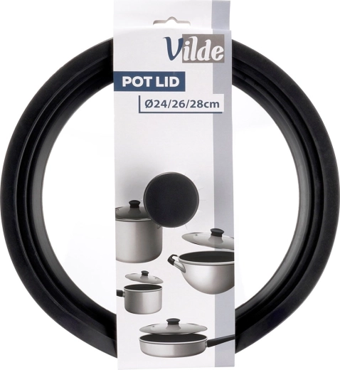 Capac universal 3‑în‑1 pentru 24/26/28 cm