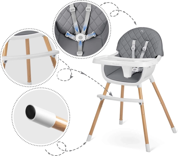 Crește odată cu copilul: scăunel 3‑în‑1