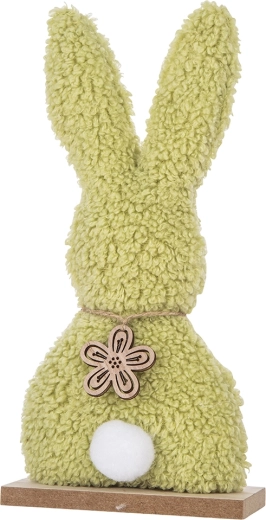 Figurină decorativă Boucle iepure verde 25 cm