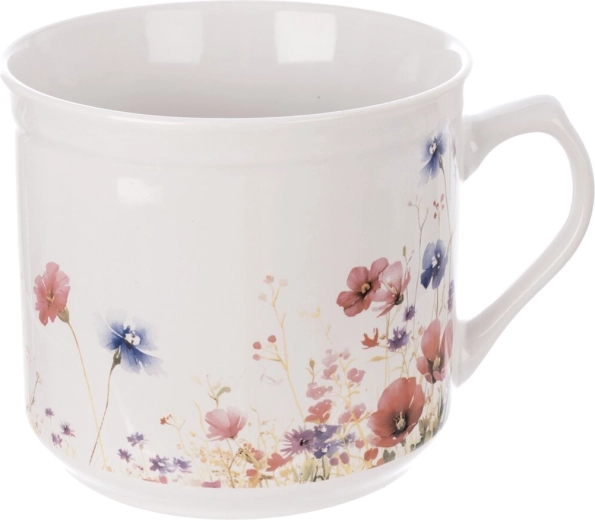 Cană ceramică cu motiv floral 0,5 l
