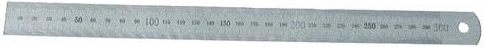 Riglă metalică din oțel inoxidabil FESTA 300 mm