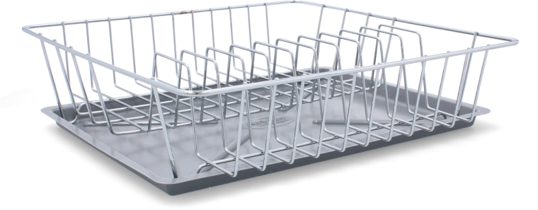 Scurgător tip suport pentru farfurii, cromat 35 × 35 × 9 cm