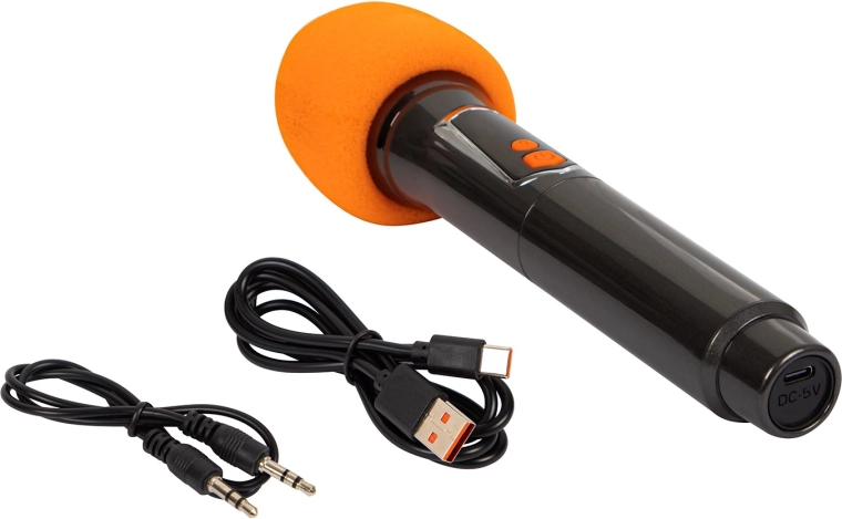 Pachet karaoke: microfon wireless și telecomandă