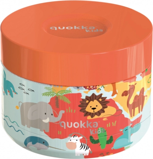 Recipient termic din inox pentru mâncare Quokka Whim Map of Life 360 ml