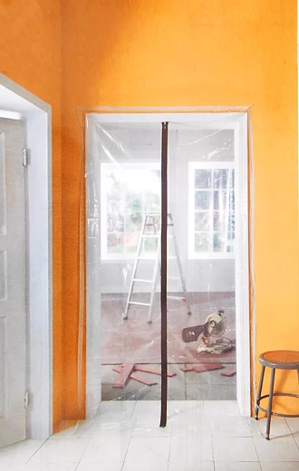 Folie antipraf pentru uși cu fermoar, tip I