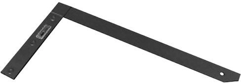 Echer zidar din oțel 500 × 250 mm
