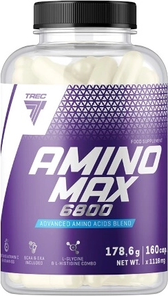 Trec Amino Max 6800 – aminoacizi în capsule (160 capsule)