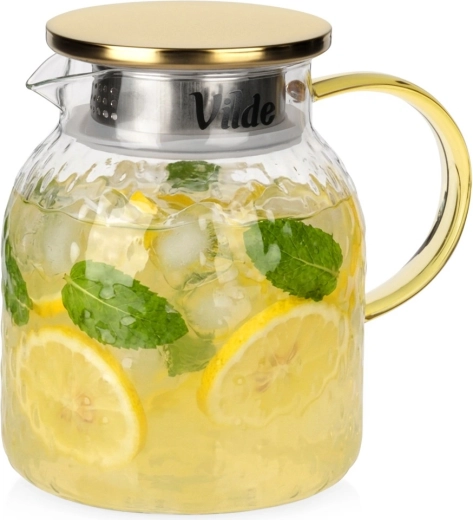 Carafă din sticlă Vilde cu capac 1,1 l