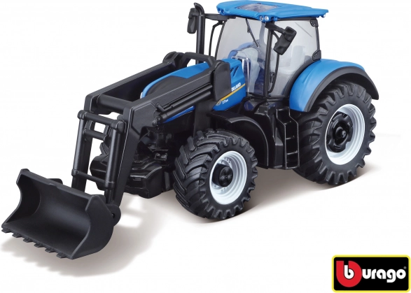 Bburago Farmland New Holland T7.315 HD cu încărcător frontal 10 cm
